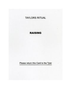 Craft Taylor's Raising Question Card