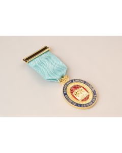 Quatuor Coronati Breast Jewel - Light Blue (Correpondence Circle Member)